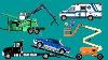 Vehicles For Kids Ambulance Tow Truck Boom Lift Wood Chipper