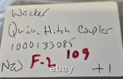 Wacker Neuson 1000133085 Quick Hitch Coupler Fork Wheel Loader Telehandler 4507