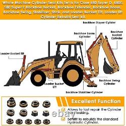 Whole Machine Hydraulic Cylinder Seal Kit for Case 580E 580SD 580SE 580 Super E