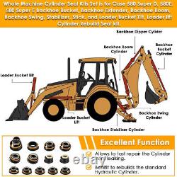 Whole Machine Seal Kit for Case 580SE 580 Super E Hydraulic Cylinders Backhoe