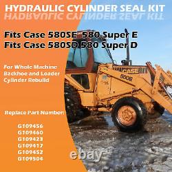Whole Machine Seal Kit for Case 580SE 580 Super E Hydraulic Cylinders Backhoe