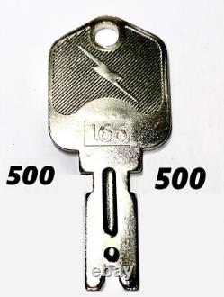 X500 Mustang Hyster Clark Yale Gehl Crown Cat Daewoo Forklift Excavator 166 key