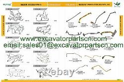 Zax350 Zaxis350-3 Muffler As Fits For Hitachi Excavator 6hk1 4448415, Free Ship